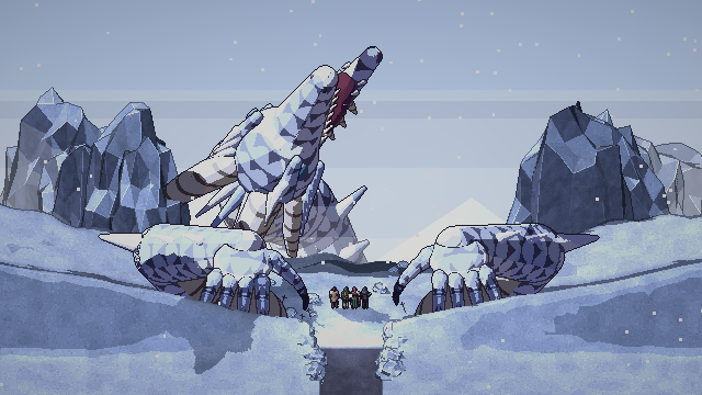 Las garras del Dragón Blanco, en la nieve